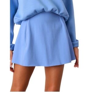 SPANX - Get Moving Core Luxe Skort in Cornflower Blue XS NWT